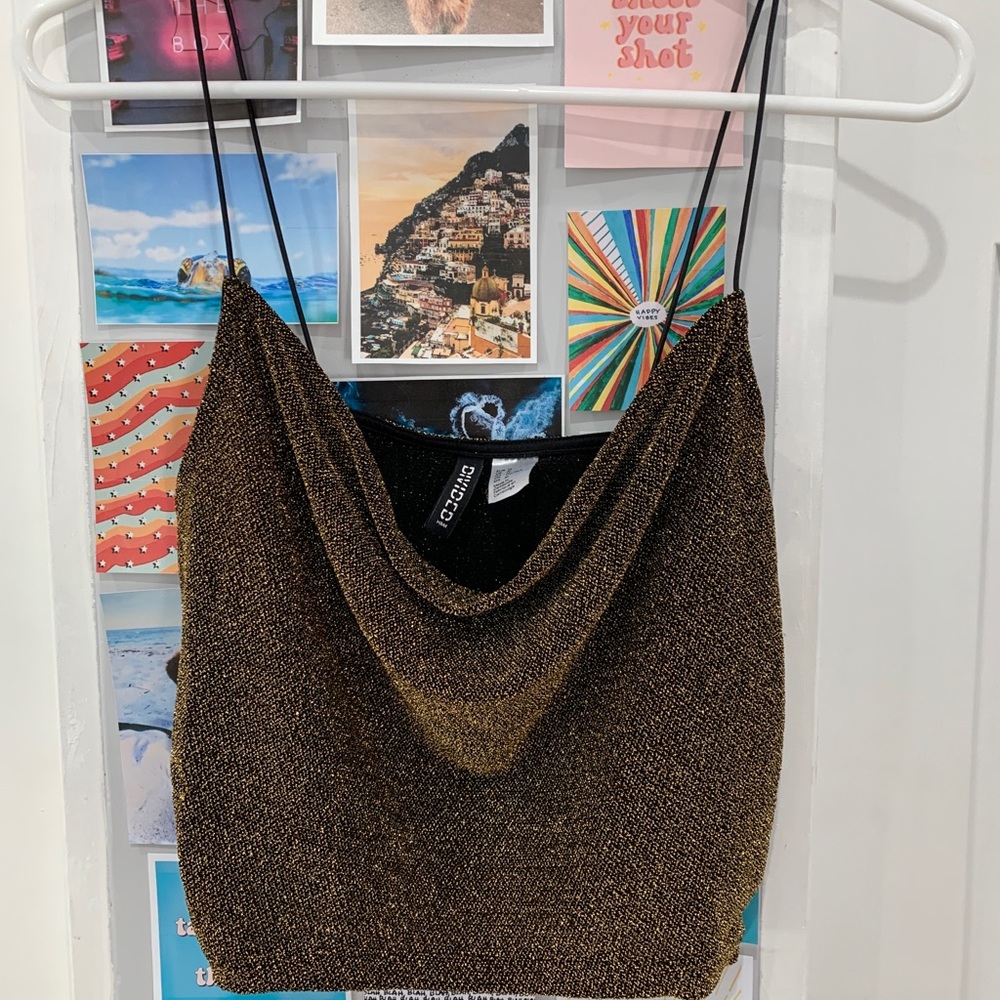 Gold Sparkly tank